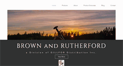 Desktop Screenshot of brownandrutherford.com